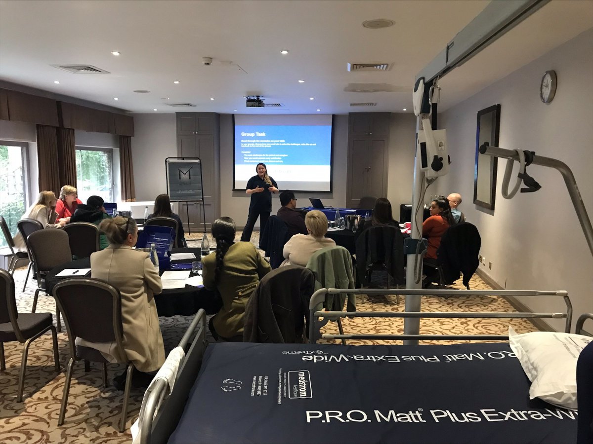 MedstromUK's tweet photo. We loved meeting the Physios, OTs and Moving and Handling leads at a recent #bariatric workshop in Berkshire, focused on safe and early mobilisation of #plus-sizepatients 🙌

See how our team of clinicians and specialists can support you 🔎 https://t.co/AOuKbgwisN #MedstromSelect https://t.co/ql6Exyw7lu