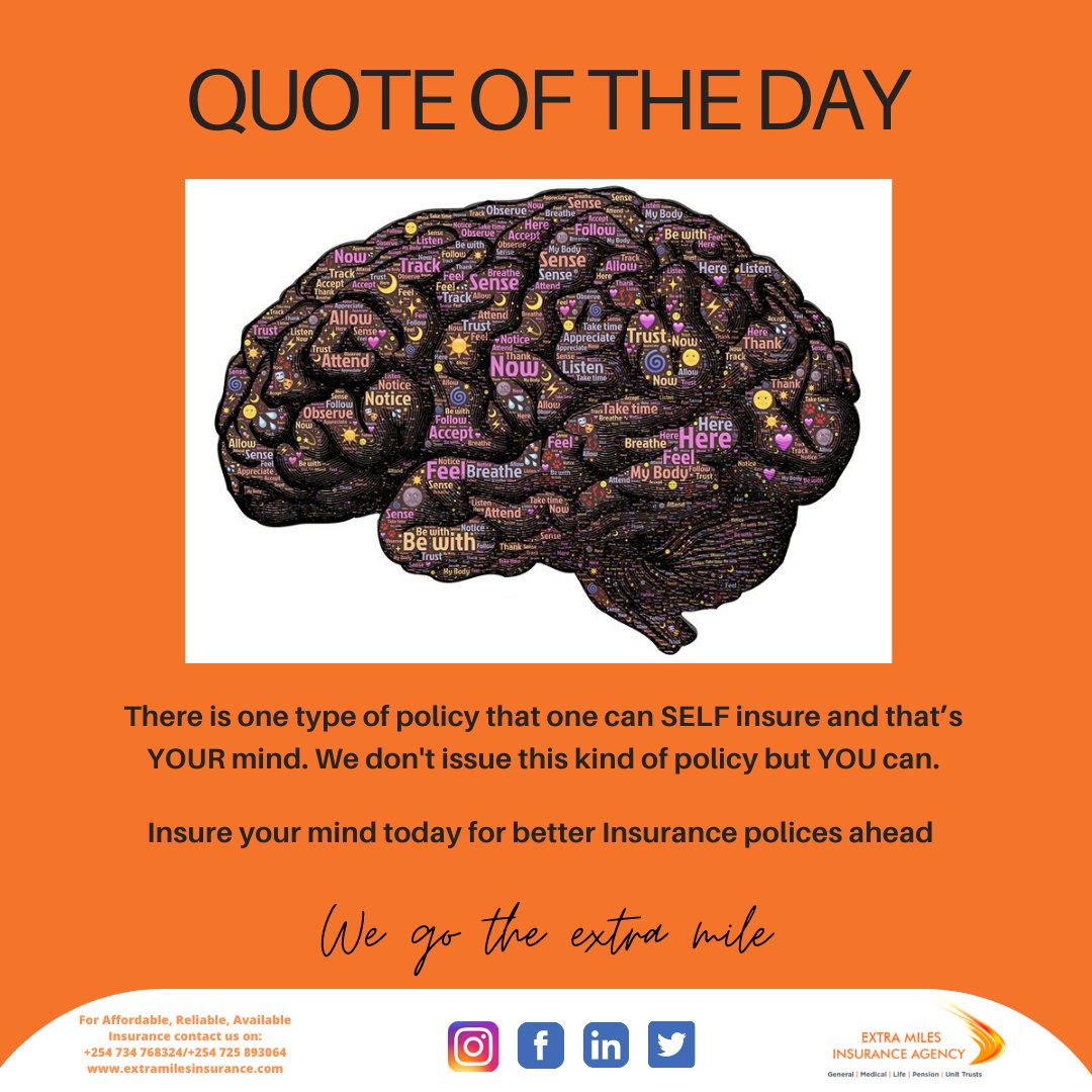 carolnusbal's tweet photo. Insure your mind today for better Insurance polices ahead.
#positivity 
#postivemindset 
#positivethoughts 
#positivevibes 
#positivethinking 
#positiveenergy  
#positivelife  
#mindset 
#goodvibes 
#positiveattitude   
#mentalhealth 
#extramilesinsuranceagency https://t.co/zUlXHjeu1F