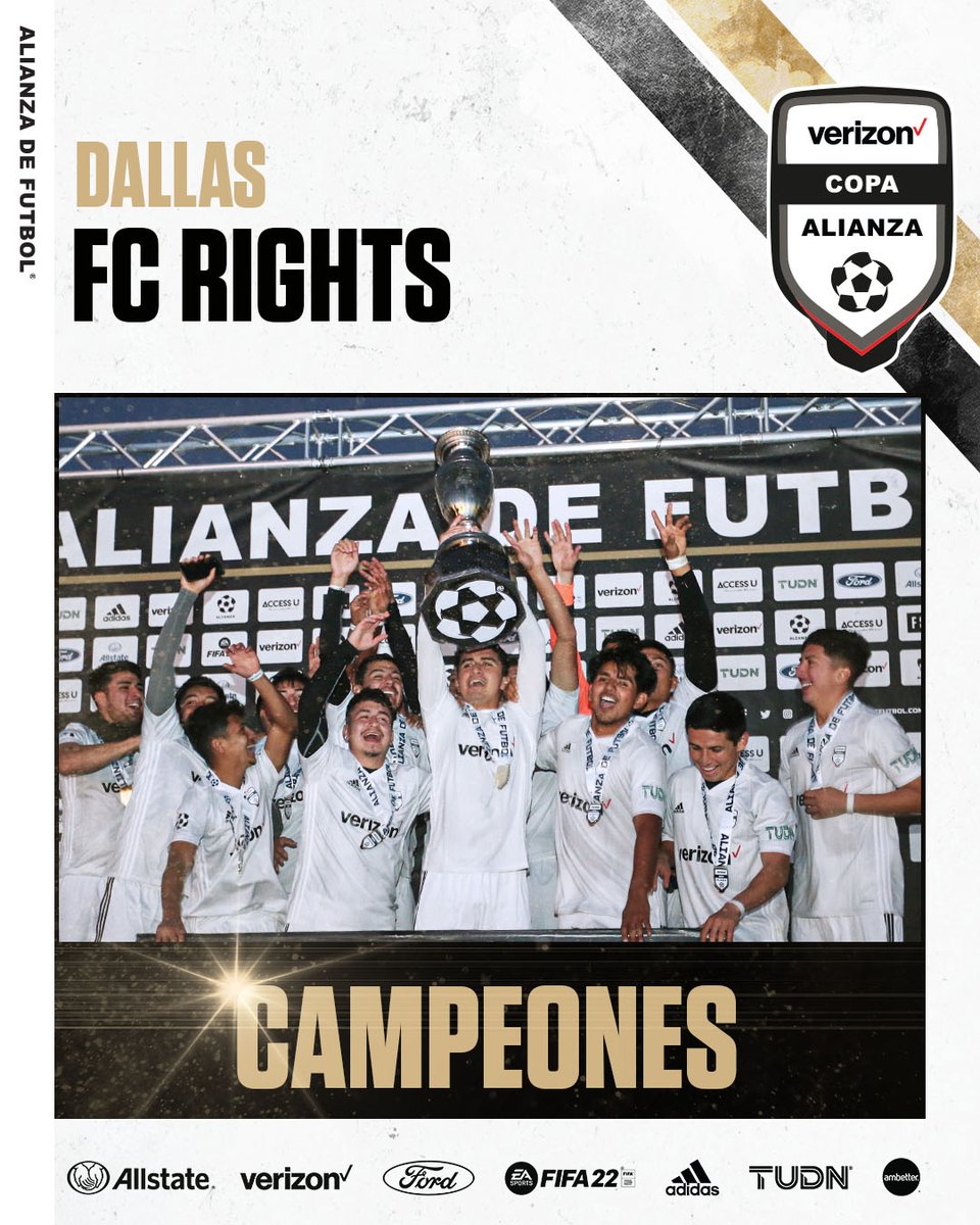 Después de cerrar en ceros, FC Rights se llevó el título de #VerizonCopaAlianza en tanda penales. ¡Merecido! Campeones con pase a #NationalFinals 🎟✈⚽ <a href="/Verizon/">Verizon</a> 

#AlianzaDeFutbol