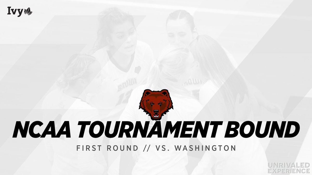 LET'S DANCE. 

@Brownvball will take on Washington in the first round of the NCAA Tournament. This will be the first meeting between the two schools. 🌿🏐

📰 » ivylg.co/VB112821