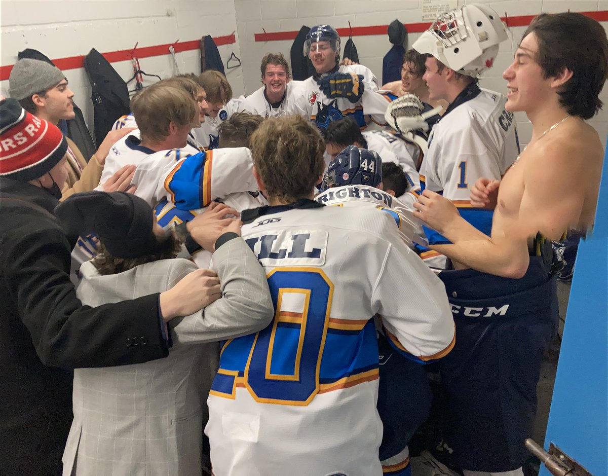 RenfrewWolves's tweet photo. Your Wolves take game 1 of the battle of the Valley 3-2 over Pembroke Lumber Kings in overtime in Pembroke. Charlie Johnson with OT winner and 2 goals on the night and Elvis Slack chipped in with one. Shots on goal  were 42 - 23 in favour of the Wolves. Will Craig with the Win https://t.co/fxdvW7Ascx