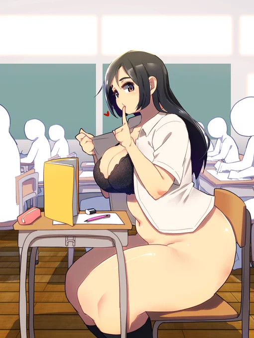 あ、あの真面目な諸田さんが授業中僕に向かって胸チラを!? 