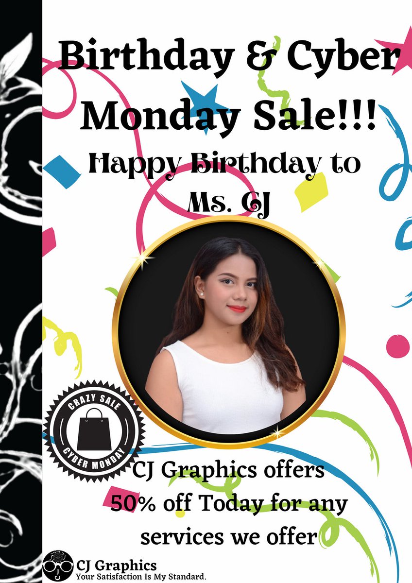 cjgraphics26's tweet image. We are offering 50% off on any services we offer, so what are you waiting for? 
Drop by our site NOW!!📩
cjgraphics.mystrikingly.com

#21DayCampaign #SupportFreelancer #CJGraphics #YourSatisfactionIsMyStandard #GraphicDesigner #Deals #Sale #CyberMonday #HBDsale #HireUsNow
