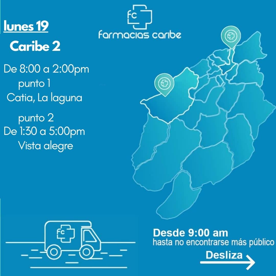 fcaribemovil's tweet photo. Operativo lunes 29

Te esperamos

Medicamentos a bajo costo

Corre la voz

Más de 220 principios activos https://t.co/h5kwZrQ8mz