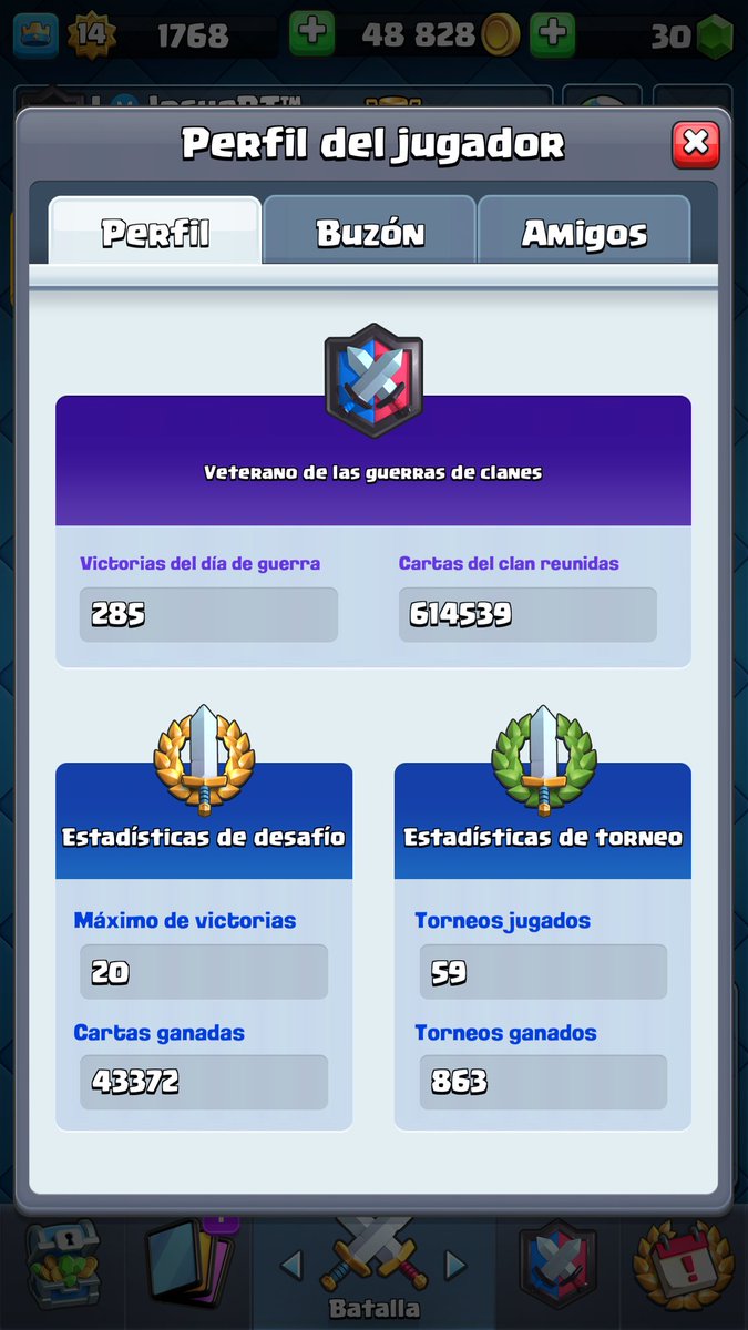 Vuelvo del retiro del competitivo de #ClashRoyale estoy en busca de equipo competitivo, y dispuesto a hacer pruebas, Cualquier consulta MD.