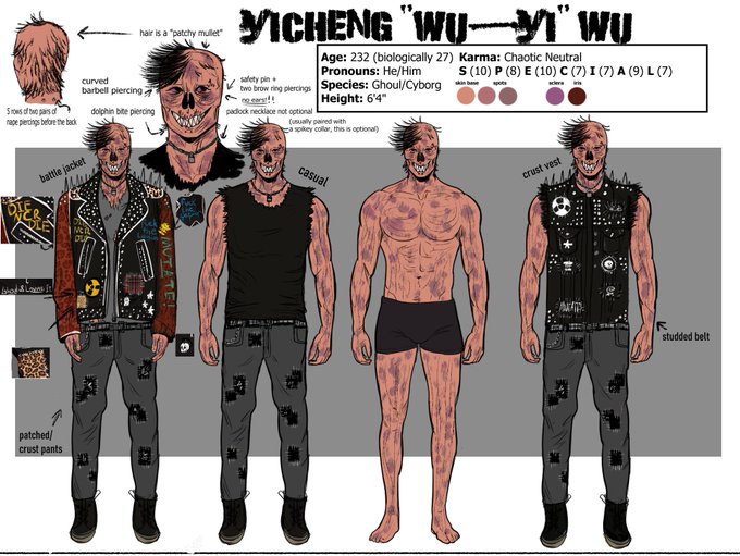 a reference sheet for wu-yi! 