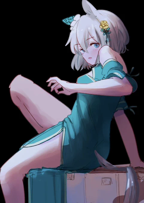 #今月描いた絵を晒そう
セイちゃんにいろんな服着せた😇 