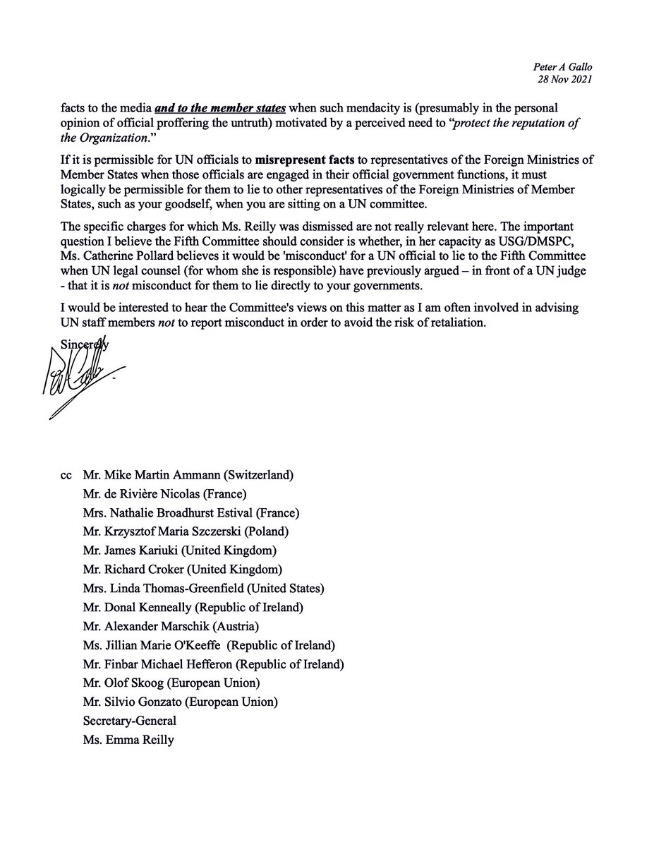 Peter A Gallo (@peteragallo) on Twitter photo If the <a href="/UN/">United Nations</a> believes it is OK to lie to the Member States...... why should the Ambassadors of those Member States believe anything they're told when sitting on the important Budget Committee?
"Believe me; yes, I did lie to your boss before but I'm being honest with you NOW!" If the <a href="/UN/">United Nations</a> believes it is OK to lie to the Member States...... why should the Ambassadors of those Member States believe anything they're told when sitting on the important Budget Committee?
"Believe me; yes, I did lie to your boss before but I'm being honest with you NOW!"