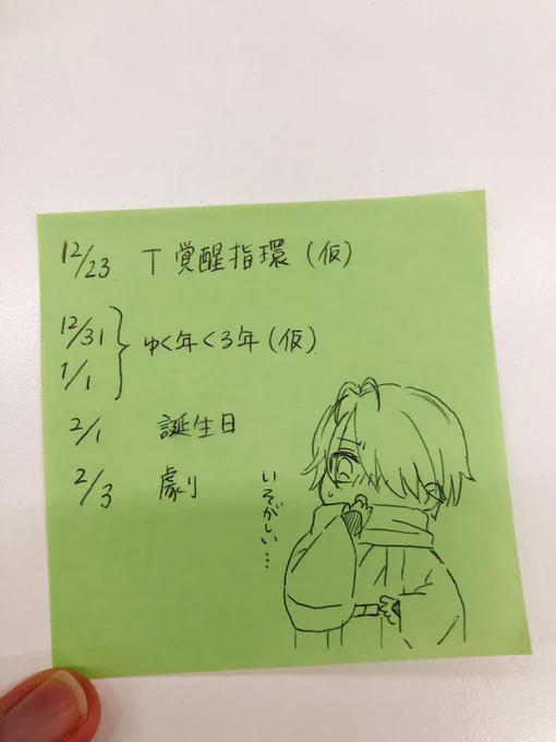午前中ちょっと空いた時間があったのでこれからの予定をばぶなりと確認していました 