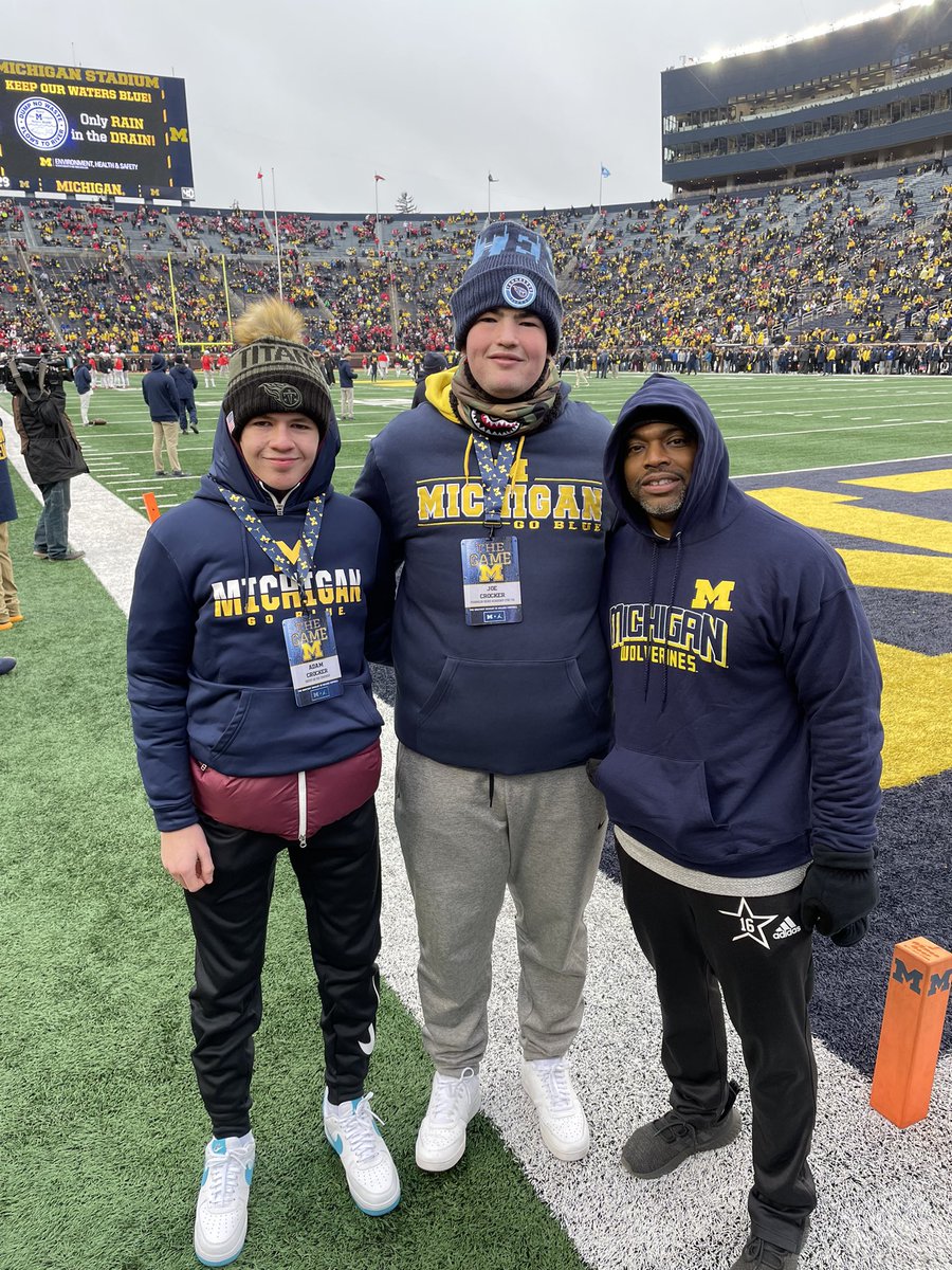 NPA (@ncec_recruiting) on Twitter photo Great experience in The Big House with <a href="/UMichFootball/">Michigan Football</a> 🔥🔥🔥🔥Big Time Prospects @Addy_Crocker6 & <a href="/JCrocker78/">Joe Crocker</a> Front & Center <a href="/NatlPlaymkrsAca/">NatlPlaymkersAcademy</a> <a href="/LeverageLineman/">Leverage Lineman Training</a> <a href="/BallHawkU/">BallHawkU 🏈🦅</a> <a href="/CSmithScout/">Chris Smith</a> <a href="/CoachTBarr/">#BESTAVAILABLE</a> <a href="/strengthcoach34/">Beasley Elite Sports</a> Great experience in The Big House with <a href="/UMichFootball/">Michigan Football</a> 🔥🔥🔥🔥Big Time Prospects @Addy_Crocker6 & <a href="/JCrocker78/">Joe Crocker</a> Front & Center <a href="/NatlPlaymkrsAca/">NatlPlaymkersAcademy</a> <a href="/LeverageLineman/">Leverage Lineman Training</a> <a href="/BallHawkU/">BallHawkU 🏈🦅</a> <a href="/CSmithScout/">Chris Smith</a> <a href="/CoachTBarr/">#BESTAVAILABLE</a> <a href="/strengthcoach34/">Beasley Elite Sports</a>