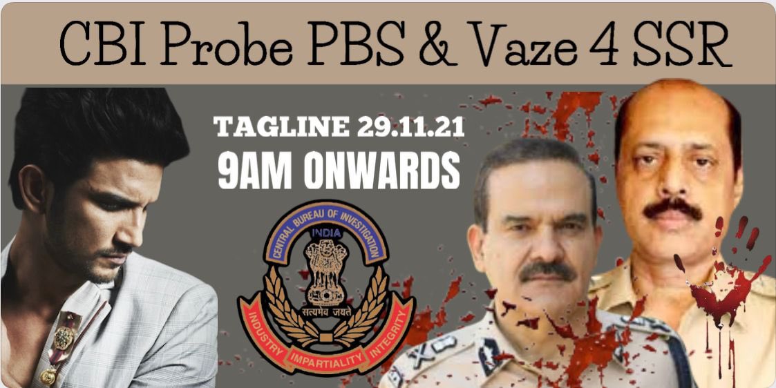 nilotpalm3's tweet photo. Both of them have hidden secrets and between them they will surely know what the conspiracy was behind the tragedy of Sushant. 

Time to probe their involvement in it all. In their appointed positions they would have full knowledge.

Tagline 9PM

CBI Probe PBS &amp; Vaze 4 SSR https://t.co/hmMo3bJTMc