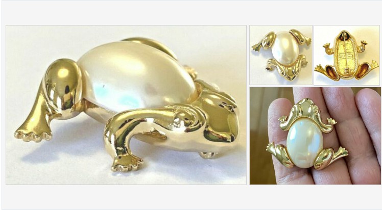 thegraydoor's tweet photo. Vintage Signed Marvella Faux Pearl Belly Frog Brooch Pin | eBay #vintagecostumejewelry #costumejewelry #vintagejewelry #jewelry #brooch #pin #vintagepin #signedpin #marvella #frog #frogpin
https://t.co/CoWZQqZDAv
(Tweeted via https://t.co/mAAOTDGYZx) https://t.co/QiWknDU36O