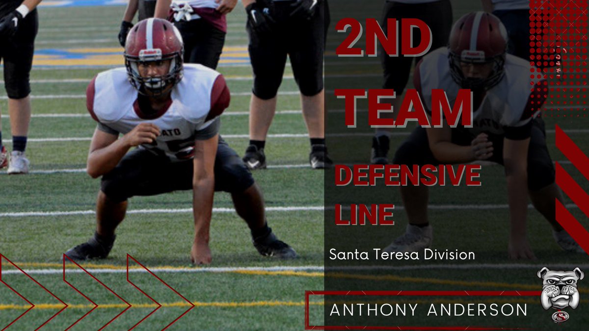 SobratoFootball's tweet photo. Congratulations to Anthony Anderson!2nd Team All League Defensive Lineman! Class of β22! Go Bulldogs!
#2Claps2Barks
#WeAreSHS https://t.co/GelSqSfZn9