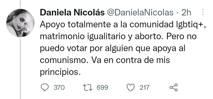 YenniVallejosM's tweet photo. Anda a hacerle la mantención al auto en el negocio de la familia de #danielanicolas y entenderás porque ella piensa que votar por un comunista va contra sus principios.
🙄 https://t.co/JgGgyprb9M