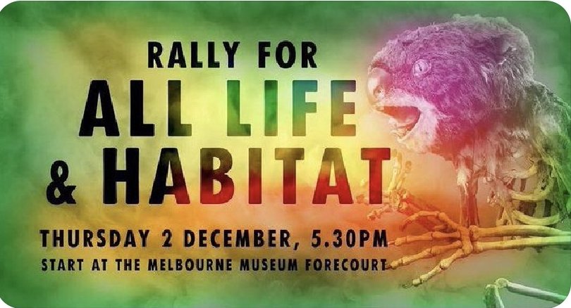 Meldawson6's tweet photo. Hey Melbourne..if you are fed-up with logging industry lies @VicForestsComms & a state government that colludes with destroying our water, air quality, natural environment & wildlife...then come along this Thursday & #TellDan! @DanielAndrewsMP https://t.co/HIF2WKrEfR