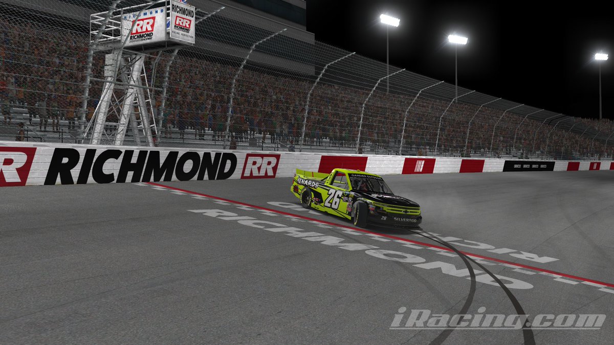 Really great racing tonight with <a href="/jpa22iRacer/">jpa4AU</a> <a href="/ZackSportsFan/">Zachary Meredith</a> <a href="/CommandoGriff3/">Commando Griff3</a> and shad all race in <a href="/TTdfwr/">Turn Down For What Iracing Series (TDFW)</a> trucks. Got the win but just great racing all night long really enjoyed it.