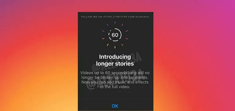 terrinakamura's tweet photo. Instagram Launches Live Test of Longer Videos in Stories https://t.co/vWfr7wwQK7 #extendedvideo #instagram https://t.co/75oXRR6Ebh