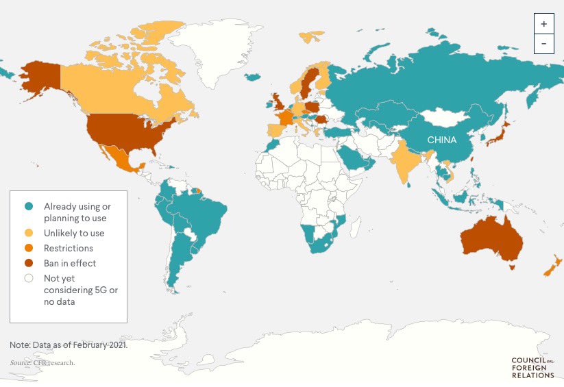 Huawei Countries OSINTtechnical on Twitter: