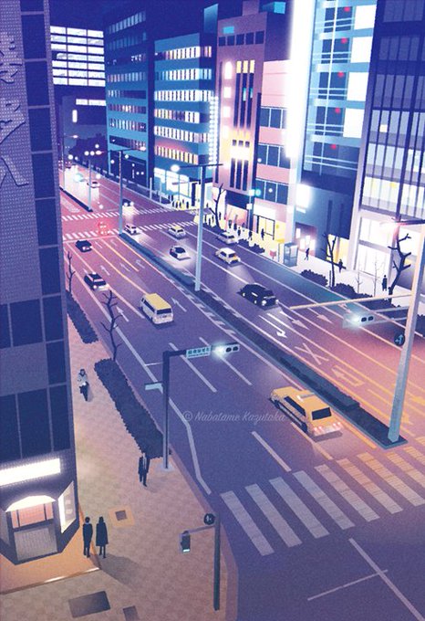 「横断歩道 街灯」のTwitter画像/イラスト(人気順)