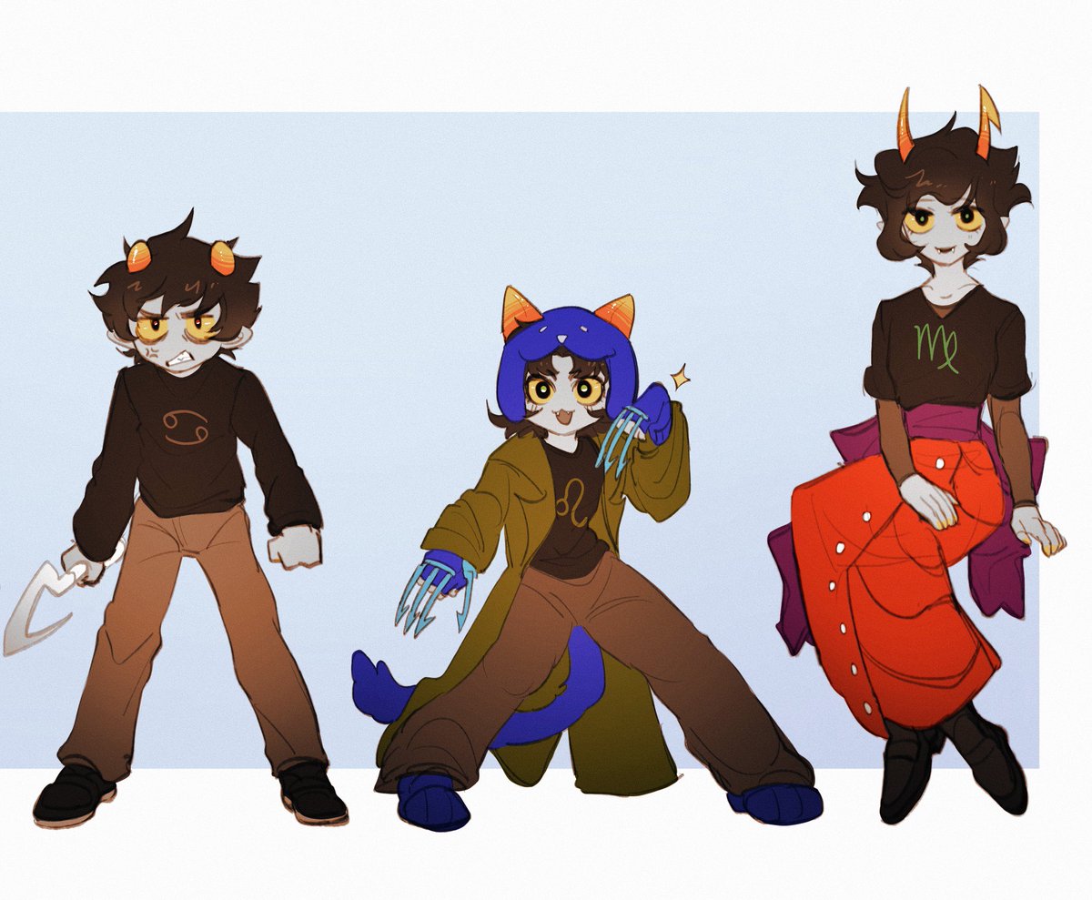 Swampland_'s tweet photo. #homestuck 
☠️🐮🎮🦀️🐱👗🦯🕷️🏹️🤡🐟👑 https://t.co/ioqG26Yqtq