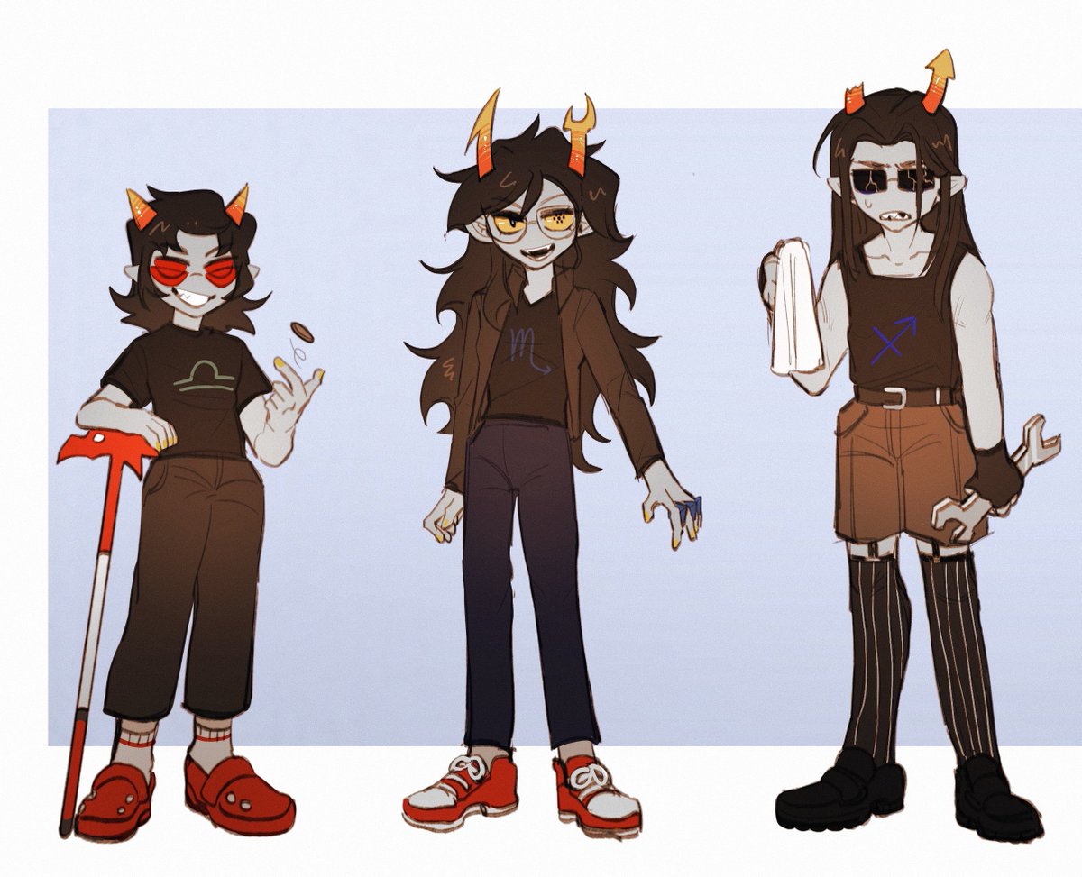 Swampland_'s tweet photo. #homestuck 
☠️🐮🎮🦀️🐱👗🦯🕷️🏹️🤡🐟👑 https://t.co/ioqG26Yqtq