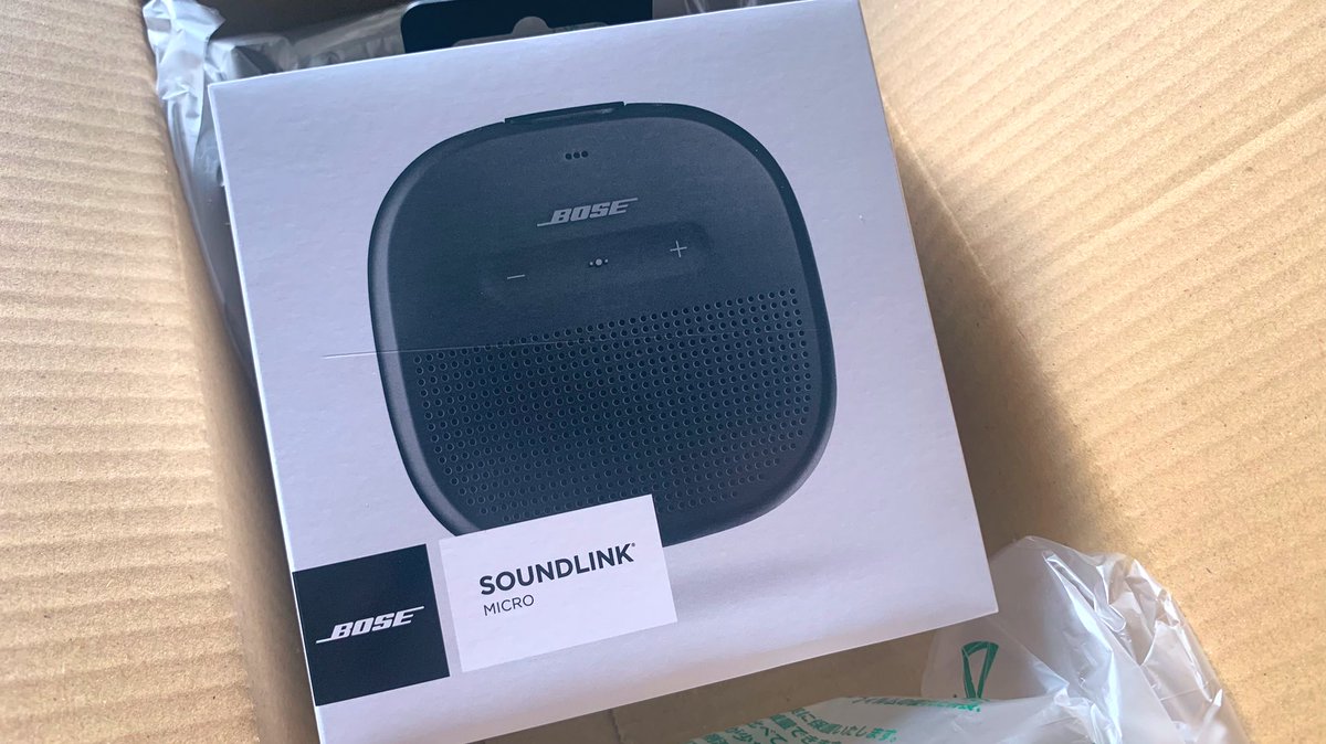 SAYAKA_okubo's tweet photo. 届いたーー🤩🤩

#bose
#スピーカー
#サウンドリンクマイクロ
#soundlinkmicro https://t.co/J3Z7bB3Lwr