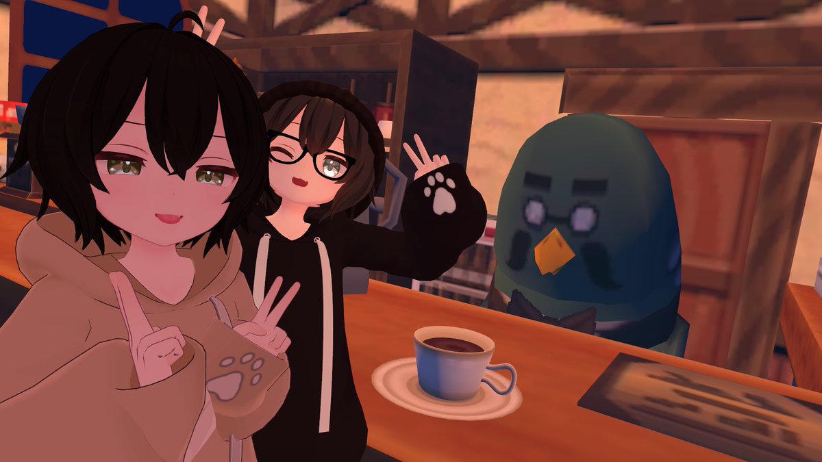 Lapissssssss_pc's tweet photo. 最近はVRでフレンドと戯れてる😊 https://t.co/DTIhI1d5yy