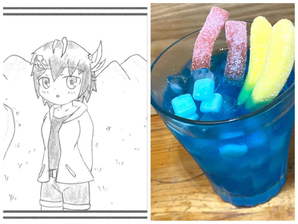 よその子を絵にします
よその子をカクテルにもします 