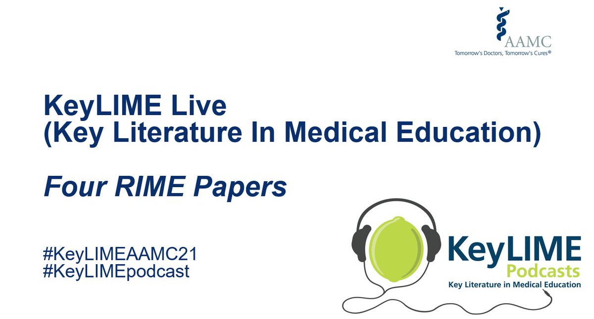 drjfrank's tweet photo. Hey #KeyLIMErs and #Meded lovers, the #KeyLIMEpodcast crew @LaraVarpio @LindaSMedEd @sherbino & I will be doing a little #RIME #KeyLIMELive! in partnership with @AAMCtoday!
Join us at noon EST Nov. 29! (Will @sherbino be broadcasting from the #PrincessChair, we wonder?) https://t.co/3N4lIa2a7I