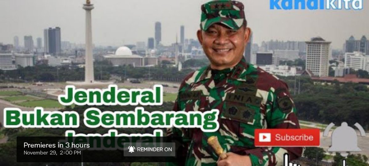 JENDERAL BUKAN SEMBARANG JENDERAL
.
.
.
.
Video narasi di channel KanalKitaTV - Leonita Lestari
.
.
.
Jangan lupa tolong bantuannya share, like &amp; subscribe ya..... 🙏🙏

youtu.be/0so8-0YkOII