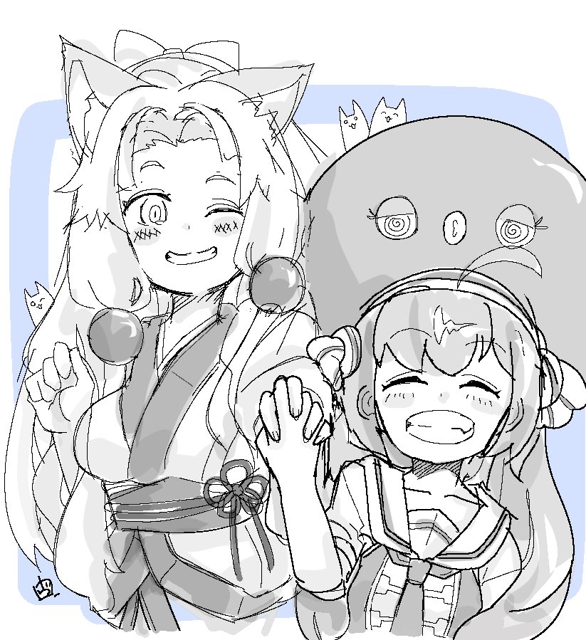 ラクガキ。

ウナイタ!

#音街ウナ #東北イタコ #ウナート 
