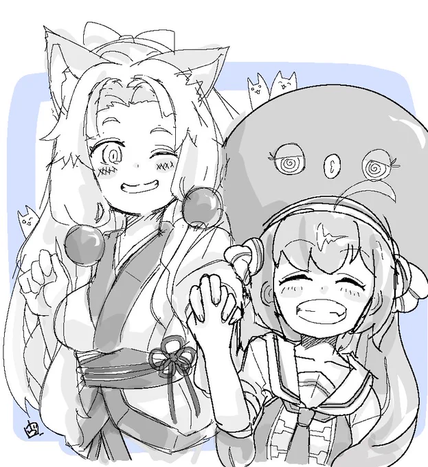 ラクガキ。

ウナイタ!

#音街ウナ #東北イタコ #ウナート 
