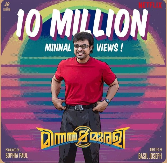 TfwaiN's tweet photo. 10 Million Views Completed 🔥
Minnal ⚡️ Murali
Striking from December 24 @NetflixIndia
@_MinnalMurali
@ttovino @basiljoseph25 @SophiaPaul66
@TfwaiN
@tfwai_official @tfwai_tvm
#MinnalMurali #minnalonnetflix https://t.co/YhfXmUoKV0