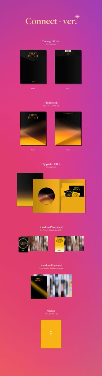 KEP1ERPeru's tweet photo. 『INFO』La preventa del 1st Mini Álbum 'FIRST IMPACT' de Kep1er ha comenzado, así mismo se comparte una vista previa del álbum que tiene 3 versiones.

➡️ Connect O - Ver. 💗
➡️ Connect - Ver. 💛
➡️ Connect 1 - Ver. 💜

📎 https://t.co/KkXDOTNM2C

#Kep1er #케플러 @official_kep1er https://t.co/HiN2h4OaST