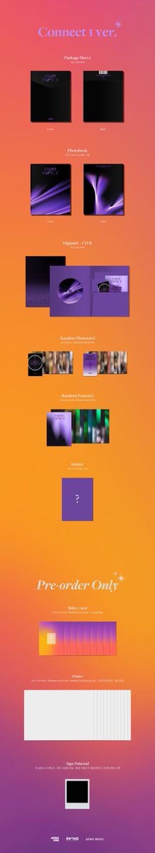 KEP1ERPeru's tweet photo. 『INFO』La preventa del 1st Mini Álbum 'FIRST IMPACT' de Kep1er ha comenzado, así mismo se comparte una vista previa del álbum que tiene 3 versiones.

➡️ Connect O - Ver. 💗
➡️ Connect - Ver. 💛
➡️ Connect 1 - Ver. 💜

📎 https://t.co/KkXDOTNM2C

#Kep1er #케플러 @official_kep1er https://t.co/HiN2h4OaST