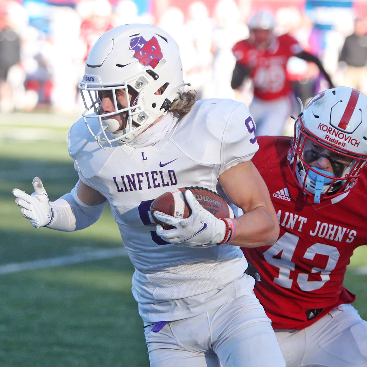 Down to the quarters in the <a href="/NCAA/">NCAA</a> #d3fb playoffs, and the game of the week is in Belton, Texas. 

#6 Linfield (Ore.) @ #2 UMHB (Texas)
#20 Rensselaer (NY) @ #1 North Central (Illinois)
#10 Central (Iowa) @ #3 Wisconsin-Whitewater
#13 Muhlenberg (Penn.) @ #4 Mount Union (Ohio)