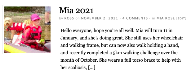 New in "Our Stories" - Mia, age 10! #wolfhirshhorn #wolfhirschhornsyndrome wolfhirschhorn.org/2021/11/mia-ro…