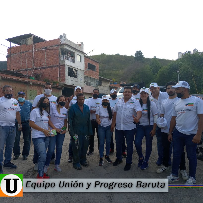 davidabaruta's tweet photo. A la familia Unión y Progreso Baruta ¡Gracias! Por asumir el compromiso de llevar el mensaje de esperanza, demostrando que los nuevos liderazgos están presentes en cada una de las comunidades. Sobre todo, por el entusiasmo, dedicación y entrega que nos caracteriza como baruteños. https://t.co/xZbuvwGbUN