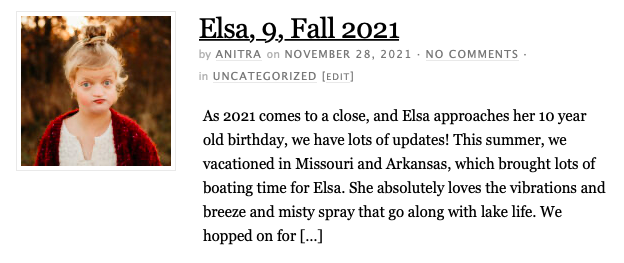 New in "Our Stories" - Elsa, age 9! #wolfhirschhorn #wolfhirschhornsyndrome wolfhirschhorn.org/2021/11/uncate…