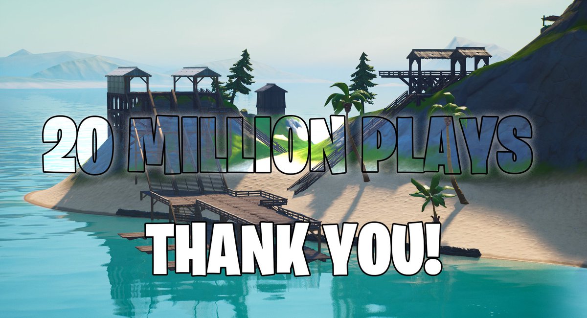 TwinFortnite's tweet photo. "Twin's Realistic 4v4" has reached 20 million total plays as of today!  Thank you to everyone that's played this last year and a half and to those that helped me build it!

Code:  1302-6475-7916

@yojj47 @GQuanoeFN @JuxiYT @kylefox20 @Shasta19881 https://t.co/TH0GzjIyyp