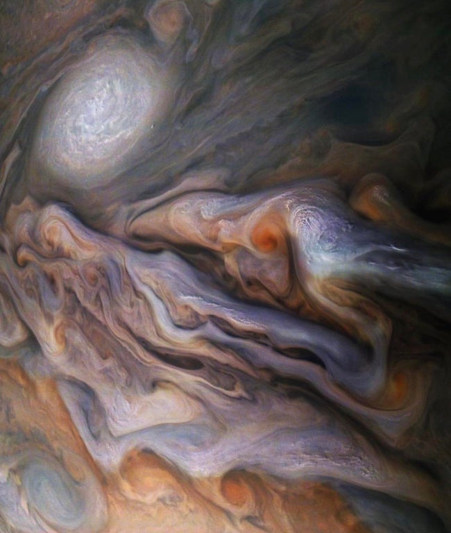 One of the closest pictures taken of Jupiter's surface
image credit: NASA