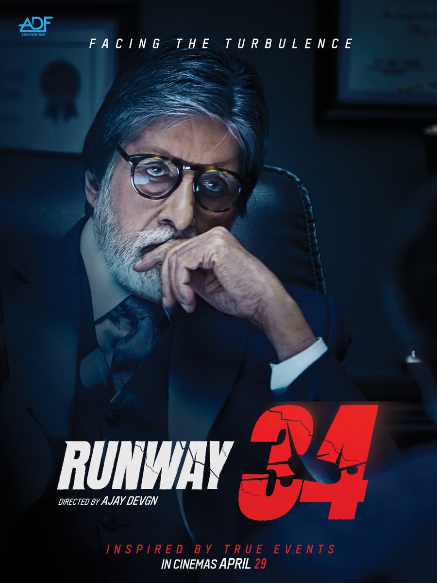 Ajay Devgn (@ajaydevgn) on Twitter photo MayDay is now Runway 34. A high-octane thriller inspired by true events that is special to me, for reasons more than one!
#Runway34 - Landing on Eid, April 29, 2022, as promised 🙏
<a href="/SrBachchan/">Amitabh Bachchan</a> <a href="/Rakulpreet/">Rakul Singh</a> <a href="/bomanirani/">Boman Irani</a> <a href="/CarryMinati/">Ajey Nagar</a> <a href="/aakanksha_s30/">Aakanksha Singh</a> <a href="/angira_dhar/">Angira</a> <a href="/ADFFilms/">Devgn Films</a> MayDay is now Runway 34. A high-octane thriller inspired by true events that is special to me, for reasons more than one!
#Runway34 - Landing on Eid, April 29, 2022, as promised 🙏
<a href="/SrBachchan/">Amitabh Bachchan</a> <a href="/Rakulpreet/">Rakul Singh</a> <a href="/bomanirani/">Boman Irani</a> <a href="/CarryMinati/">Ajey Nagar</a> <a href="/aakanksha_s30/">Aakanksha Singh</a> <a href="/angira_dhar/">Angira</a> <a href="/ADFFilms/">Devgn Films</a>