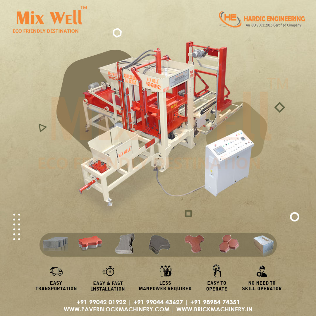 hardic_panchal's tweet photo. .
.
Fully Automatic Fly-Ash Brick Making Machine
फ्लाई ऐश की ईंटे बनाने का मशीन
#Flyashbrickmakingmachine #Paverblockmakingmachine #BlockmakingMACHINE #CONCRETEblockmakingMACHINE #Pavingblockmakingmachine #AutomaticflyashBRICKmakingmachine #Automaticpaverblockmakingmachine https://t.co/EzvlpOMCUE