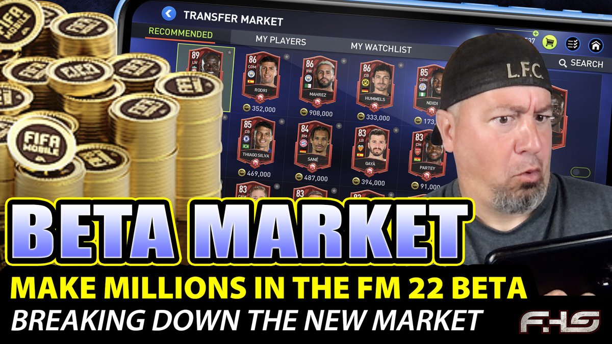 FinallyHeSleeps's tweet photo. Coming tomorrow....
Buckle up, it's gonna be a bumpy ride.
As promised - breaking down the new Beta "Market"
#fifamobile22 #fifamobilebeta https://t.co/PEgdnWhibV
