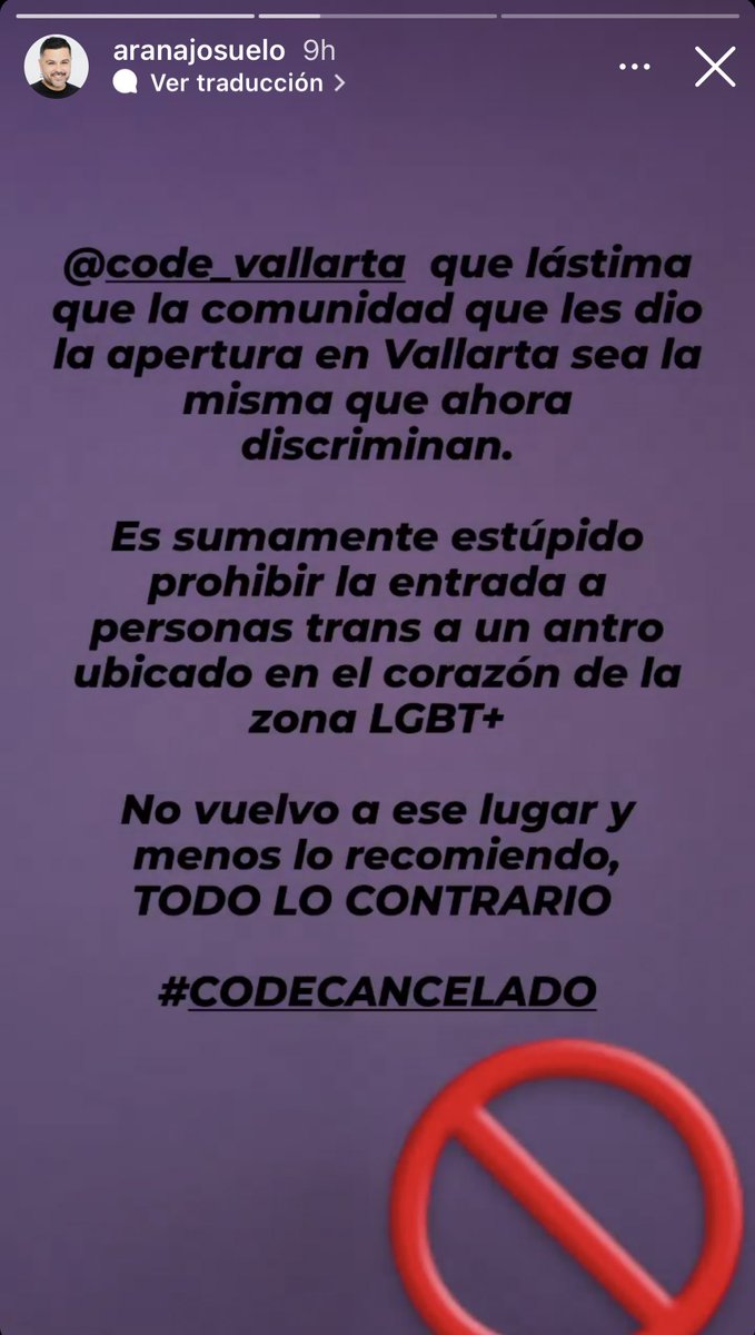 papelrainbowmx's tweet photo. CODE - PUERTO VALLARTA prohibió la entrada de mujer trans por órdenes del dueño, “nuevas políticas del lugar”, aparte de eso en los comentarios del post se quejan por ser un antro clasista y tener personal prepotente
¡QUE VERGÜENZA DE LUGAR! https://t.co/jO4Qw5RfTv