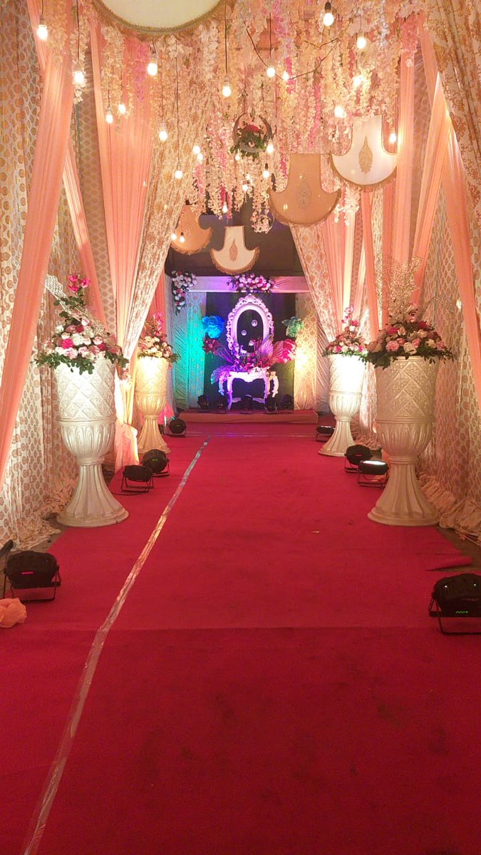 siniseventplan1's tweet photo. Wedding decor and party decoration are all about playing with the palette, texture, and shape to create an ambiance that complements the architecture of your venue, down to every last decorative embellishment.
Call  us - +91-9437185985 +91-9692185555 +91-9437885555 https://t.co/9Sky7X5YRD