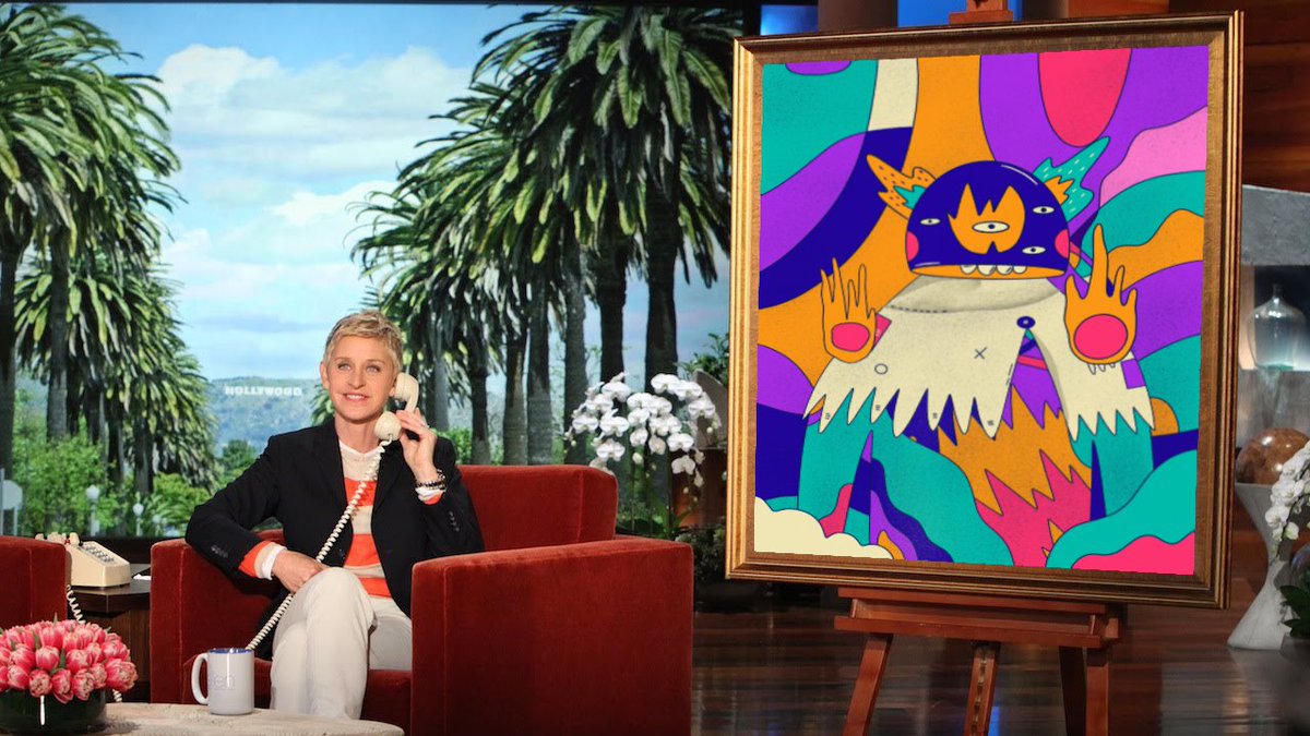 0xmethodic's tweet photo. Is it just me or can you also envision Ellen telling  @AriefWitjaksana directly...

"We Like The Art" https://t.co/RXzqB1JNre