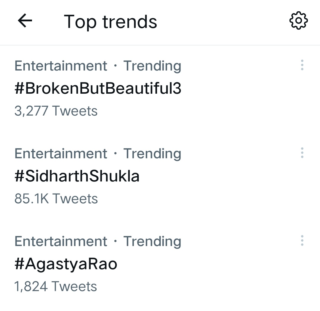 MEenUTuLiKa06's tweet image. Tu Yaheen Hai, Yahan Hai🌟

Dekh lo #SidharthShukla 🔥🔥🔥🔥🔥🔥🔥🔥🔥🔥🔥🔥 ruling the trend list from almost last 3 days if am not wrong 💞💞💞

#SidharthShukla #AgastyaRao #BrokenButBeautiful3