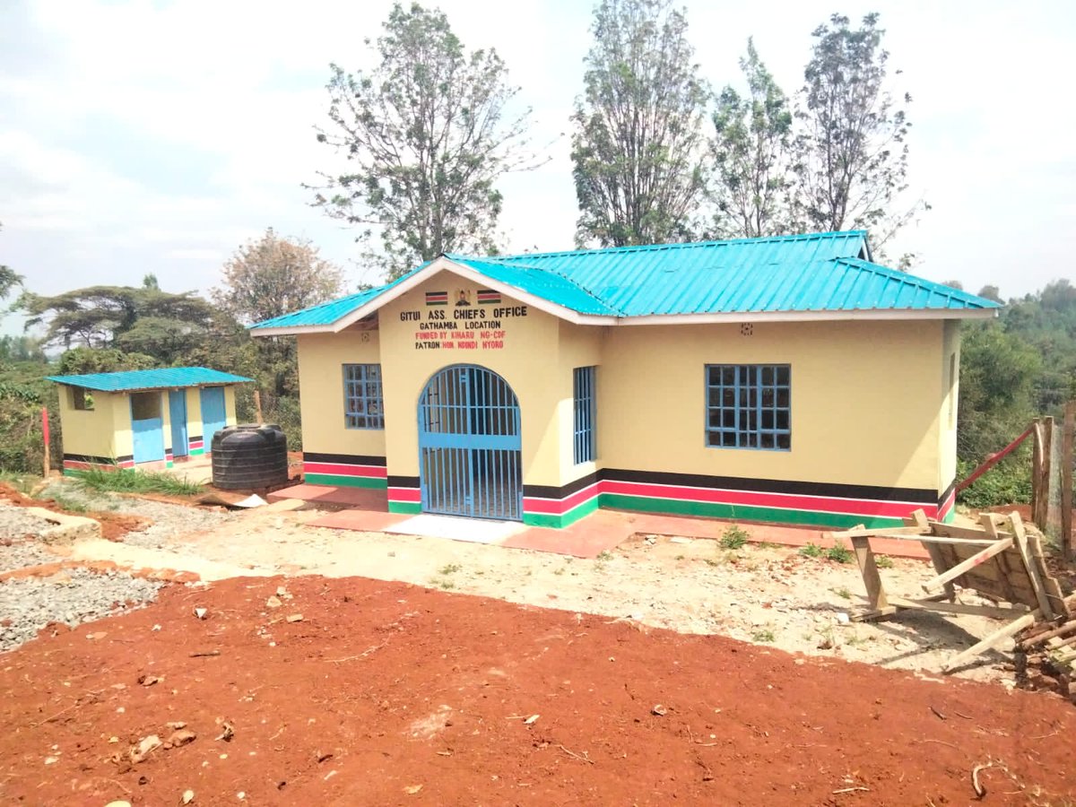 TabbyKanyungu's tweet photo. This is one of An Assistant Chief's office in Kiharu. Show us what your Mp has done.
#MpChallenge https://t.co/ckxCAWIJHB