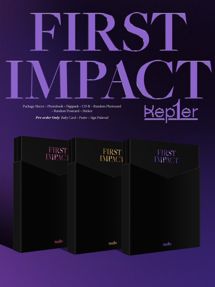 [★GIVEAWAY] One copy of Kep1er’s “FIRST IMPACT” 1st mini album. 

How to enter: 
★ RT this tweet 
★ One winner *Worldwide giveaway
★ Ends 12/10

#Kep1er #케플러 #FIRST_IMPACT